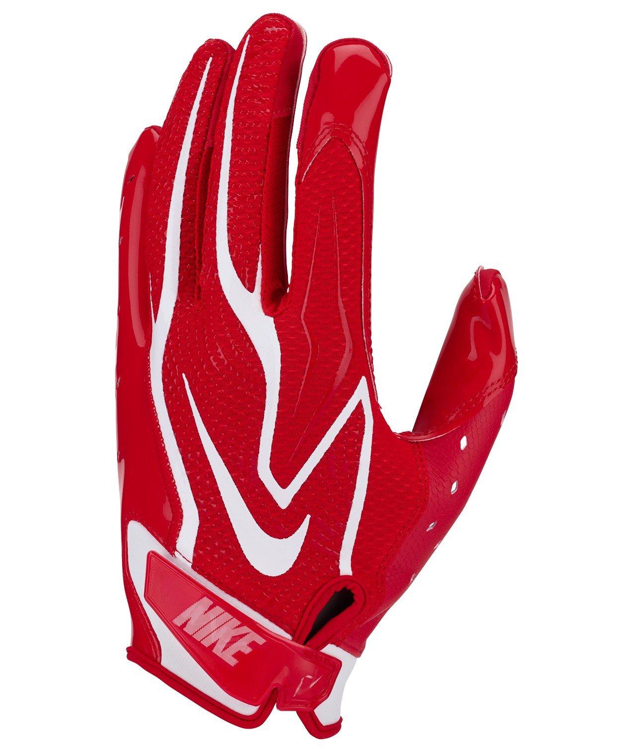 Nike Big Kids' Vapor Jet 9.0 Football Gloves - Red/White - RED/WHITE